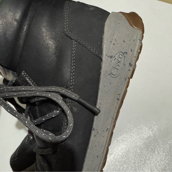 Chaco Black Gray Lace Up Hiking Outdoor Camping Shoes Boots Women’s Size‎ 7.5 - Picture 3 of 6